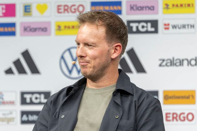 DFB squad announcement World Cup 2026, 21 05 2026 Julian Nagelsmann coach German national football team national coach , DFB squad announcement World Cup 2026, Frankfurt, DFB Campus, 21 5 2026 Copyright: xBEAUTIFULxSPORTS Gawlikx