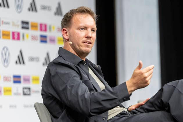 DFB Kaderbekanntgabe WM 2026, 21.05.2026 Julian Nagelsmann (Trainer Deutsche Fussball Nationalmannschaft Bundestrainer), DFB Kaderbekanntgabe WM 2026, Frankfurt, DFB Campus, 21.5.2026 *** DFB squad announcement World Cup 2026, 21 05 2026 Julian Nagelsmann coach German national football team national coach , DFB squad announcement World Cup 2026, Frankfurt, DFB Campus, 21 5 2026 Copyright: xBEAUTIFULxSPORTS Gawlikx
