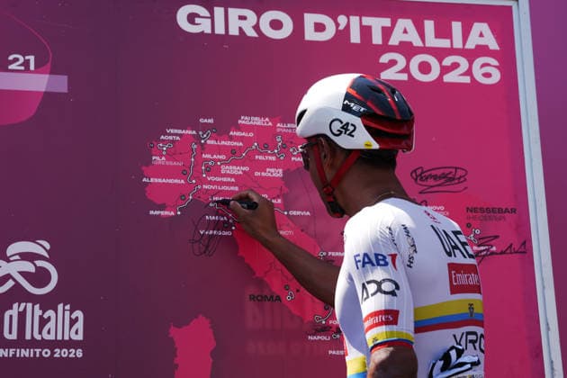 Ecuador™s Manuel Jhonatan Narvaez of UAE Team Emirates XRG during Stage 12 of the Giro d™Italia, from Imperia to Novi Ligure, Italy, Thursday, May 21, 2026.  Copyright: xMassimoxPaolone LaPressex