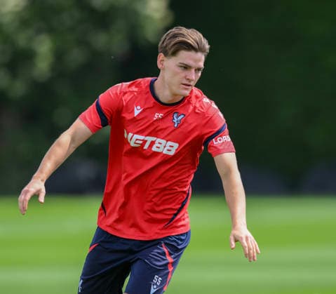 Crystal Palace Media Day Justin Devenny warms up during the Open Training Session at Crystal Palace Training Ground, Beckenham 21 05 2026 UK Newspapers OUT Copyright: xMalcolmxFellx FIL-23456-0012