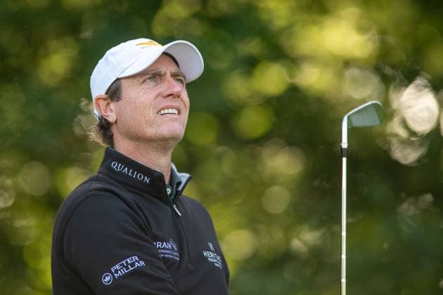 Belgian Nicolas Colsaerts pictured in action during the first round (1 4) of the 2026 Soudal Open DP World Tour golf tournament in Schilde, Thursday 21 May 2026. The Soudal Open takes place from 21 to 24 May at the Rinkven Golf Club in Schilde. JONASxROOSENS  x174613828x