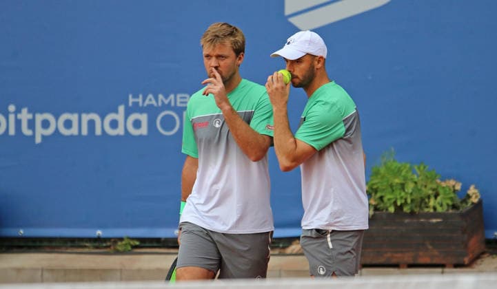 Bitpanda Hamburg Open, ATP 500, doubles Kevin Krawietz l and Tim Pütz r from Germany