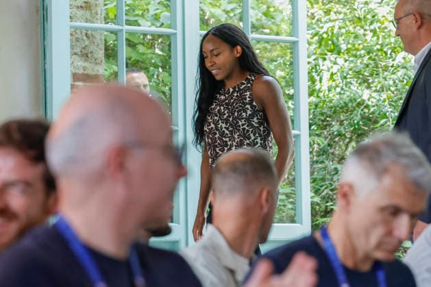 May 21, 2026, Paris, Paris, France: Coco GAUFF (USA) at the draw of the tennis Grand Slam of Roland Garros 2026, at Roland Garros Stadium - on April 16 2026 .Paris - France Paris France - ZUMAb253 20260521_zsp_b253_032 Copyright: xLoicxBaratouxx