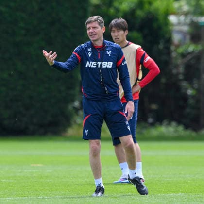 Crystal Palace Media Day Oliver Glasner, manager during the Open Training Session at Crystal Palace Training Ground, Beckenham 21 05 2026 UK Newspapers OUT Copyright: xMalcolmxFellx FIL-23456-0048
