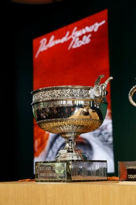 May 21, 2026, Paris, Paris, France: Trophees duringthe draw of the tennis Grand Slam of Roland Garros 2026, at Roland Garros Stadium - on April 16 2026 .Paris - France Paris France - ZUMAb253 20260521_zsp_b253_041 Copyright: xLoicxBaratouxx