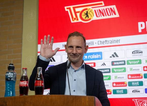 Soccer, Men, Season 2025 2026, 1 Bundesliga, 1 FC Union Berlin, Press conference, Coach Mauro Lustrinelli 1 FC Union Berlin , 21 05 2026, Copyright: xMatthiasxKochx