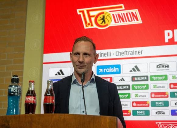 Soccer, Men, Season 2025 2026, 1 Bundesliga, 1 FC Union Berlin, Press conference, Coach Mauro Lustrinelli 1 FC Union Berlin , 21 05 2026, Copyright: xMatthiasxKochx