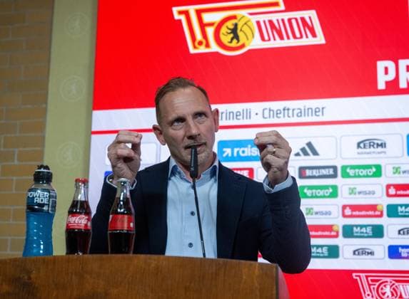 Football, 1. BL, 1. FC Union Berlin, Presentation of Mauro Lustrinelli as new head coach