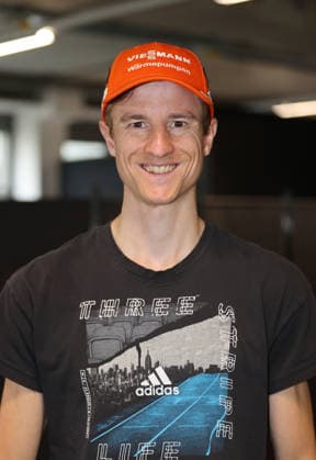 DSV Sommereinkleidung 2026 Here in the picture Karl Geiger, head, portrait, upper body, ski jumping, ski jumper, ski jumping, winter sports