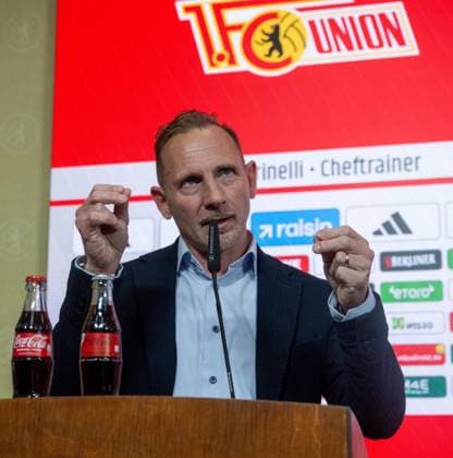 Soccer, Men, Season 2025 2026, 1 Bundesliga, 1 FC Union Berlin, Press conference, Coach Mauro Lustrinelli 1 FC Union Berlin , 21 05 2026, Copyright: xMatthiasxKochx