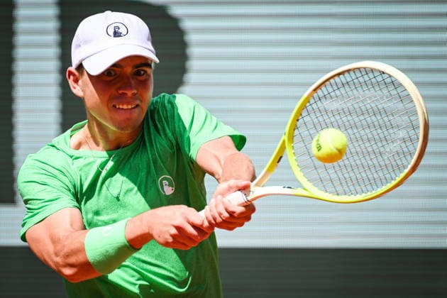 May 21, 2026, Paris, France, France: Dalibor SVRCINA of Czech Republic during the fourth qualifying day of the Roland-Garros 2026, French Open 2026, Grand Slam tennis tournament at Roland-Garros Stadium on May 21, 2026 in Paris, France. Roland Garros 2026 - Qualifying Day 4  - ZUMAm308 20260521_zsp_m308_047 Copyright: xMatthieuxMirvillex