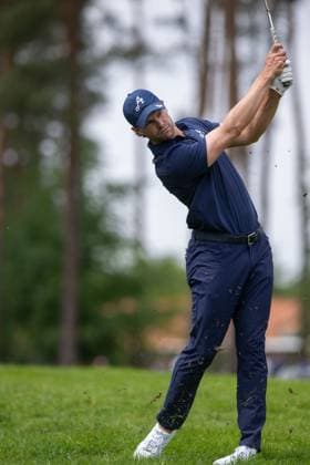 Belgian Thomas Detry pictured in action during the first round (1 4) of the 2026 Soudal Open DP World Tour golf tournament in Schilde, Thursday 21 May 2026. The Soudal Open takes place from 21 to 24 May at the Rinkven Golf Club in Schilde. JONASxROOSENS  x174637367x
