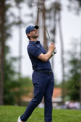 Belgian Thomas Detry pictured in action during the first round (1 4) of the 2026 Soudal Open DP World Tour golf tournament in Schilde, Thursday 21 May 2026. The Soudal Open takes place from 21 to 24 May at the Rinkven Golf Club in Schilde. JONASxROOSENS  x174637369x