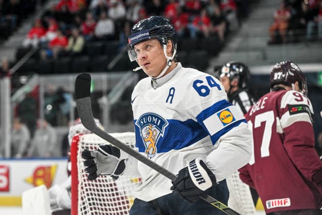 ZURICH, SWITZERLAND MAY 21 Mikael Granlund of Finland in action during the 2026 IIHF Ice Hockey World Championship Switzerland game between Latvia and Finland at Swiss Life Arena on May 21, 2026 in Zurich, Zurich Zurich Swiss Life Arena Zurich Switzerland Copyright: xJustPictures.ch AndreaxBrancax jp-en-EuSpIm-JP7_ANB_Lat_Fin_21052026_0041