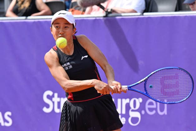 Tennis -Internationaux de Strasbourg 2026 - WTA, Tennis Damen - 21 05 2026 - Tennis -Internationaux de Strasbourg 2026 - WTA - 21 05 2026 - Shuai Zhang - Chine StrasbourgFrance  Copyright: xChryslenexCaillaud Psnewzx