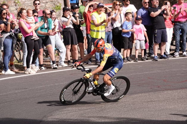 Italy™s Giulio Ciccone of Lidl-Trek during Stage 12 of the Giro d™Italia, from Imperia to Novi Ligure, Italy, Thursday, May 21, 2026.  Copyright: xMarcoxAlpozzi LaPressex