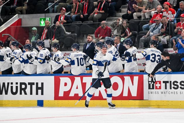 ZURICH, SWITZERLAND MAY 21 Waltteri Merela of Finland celebrates his goal during the 2026 IIHF Ice Hockey World Championship Switzerland game between Latvia and Finland at Swiss Life Arena on May 21, 2026 in Zurich, Zurich Zurich Swiss Life Arena Zurich Switzerland Copyright: xJustPictures.ch AndreaxBrancax jp-en-EuSpIm-JP7_ANB_Lat_Fin_21052026_0247