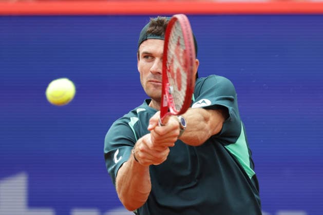 2026 05 21, xFSx, Bitpanda Open Hamburg ATP500, quarterfinals, mens tennis tournament in Hamburg , Am Rothembaum in Hamburg , Tommy Paul USA plays a backhand Copyright: HMBxMedia FernandoxSoares