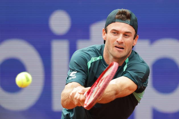2026 05 21, xFSx, Bitpanda Open Hamburg ATP500, quarterfinals, mens tennis tournament in Hamburg , Am Rothembaum in Hamburg , Tommy Paul USA plays a backhand Copyright: HMBxMedia FernandoxSoares