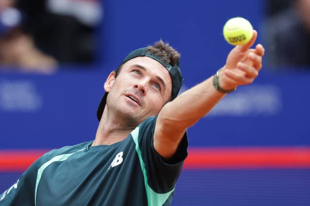 2026.05.21, xFSx, Bitpanda Open Hamburg ATP500, viertelfinale, Herren-Tennistunier in Hamburg , Am Rothembaum in Hamburg , Tommy Paul (USA) macht einen Aufschlag *** 2026 05 21, xFSx, Bitpanda Open Hamburg ATP500, quarterfinals, mens tennis tournament in Hamburg , Am Rothembaum in Hamburg , Tommy Paul USA makes a serve Copyright: HMBxMedia FernandoxSoares