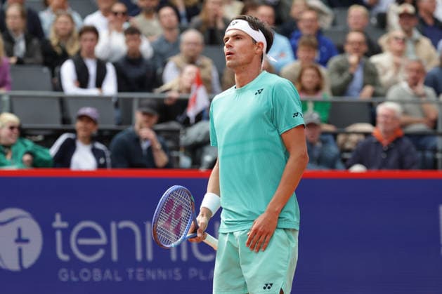 2026 05 21, xFSx, Bitpanda Open Hamburg ATP500, quarterfinals, mens tennis tournament in Hamburg , Am Rothembaum in Hamburg , Daniel Altmaier GER disappointed, disappointed looking, dissapointed, sad, frustrated, frustrated, frustrated Copyright: HMBxMedia FernandoxSoares