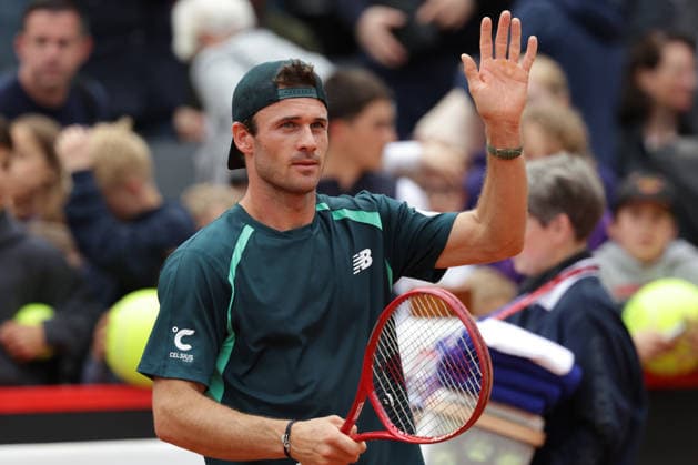 2026 05 21, xFSx, Bitpanda Open Hamburg ATP500, quarterfinals, mens tennis tournament in Hamburg , Am Rothembaum in Hamburg , Tommy Paul USA thanks the spectators Copyright: HMBxMedia FernandoxSoares