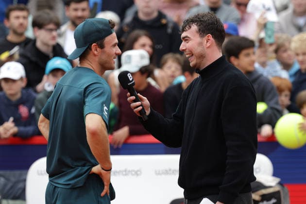 2026 05 21, xFSx, Bitpanda Open Hamburg ATP500, quarterfinals, mens tennis tournament in Hamburg , Am Rothembaum in Hamburg , Tommy Paul USA gives an interview Copyright: HMBxMedia FernandoxSoares