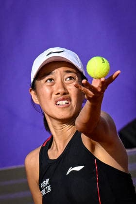 Tennis -Internationaux de Strasbourg 2026 - WTA, Tennis Damen - 21 05 2026 - Tennis -Internationaux de Strasbourg 2026 - WTA - 21 05 2026 - Shuai Zheng - Chine StrasbourgFrance  Copyright: xChryslenexCaillaud Psnewzx