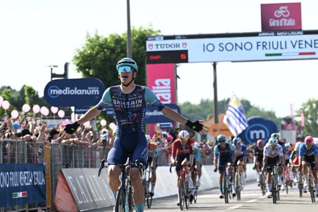 21-05-2026 Giro D italia; Tappa 12 - Imperia - Novi Ligure; 2026, Bahrain Victorious; Segaert, Alec; Novi Ligure; 