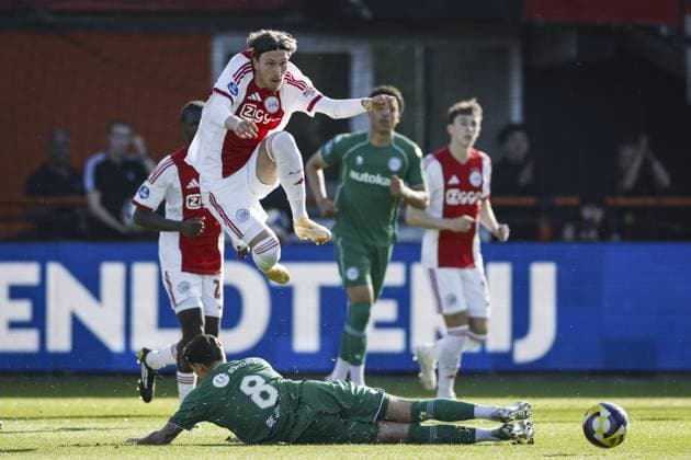 Football, Netherlands, ECL Playoffs, Ajax Amsterdam - FC Groningen