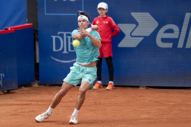 Quarterfinals, Tommy Paul USA Daniel Altmaier GER Tennis, Bitpanda Hamburg Open, ATP 500 Tour Hamburg, Germany, 21 05 26 Quarterfinals, Tommy Paul USA Daniel Altmaier GER at Tennis Gelände Rotherbaum on 21 05 2026 in Hamburg, Germany Photo by Axel Kaste Daniel Altmaier GER Hamburg Tennis Gelände Rotherbaum Free Hanseatic City of Hamburg Germany HH-Open Altmaier - Paul 21.5.26 LR-1856