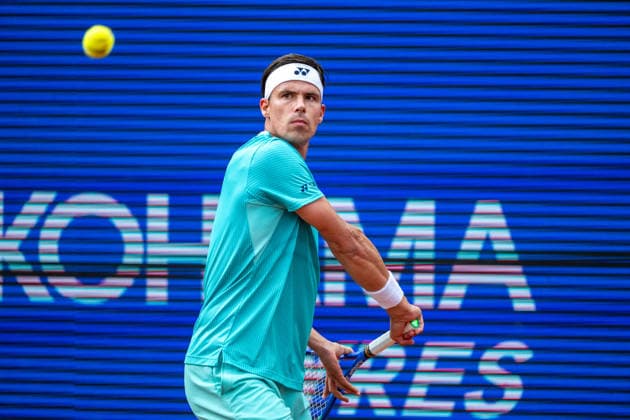 Quarterfinals, Tommy Paul USA Daniel Altmaier GER Tennis, Bitpanda Hamburg Open, ATP 500 Tour Hamburg, Germany, 21 05 26 Quarterfinals, Tommy Paul USA Daniel Altmaier GER at Tennis Gelände Rotherbaum on 21 05 2026 in Hamburg, Germany Photo by Axel Kaste Daniel Altmaier GER Hamburg Tennis Gelände Rotherbaum Free Hanseatic City of Hamburg Germany HH-Open Altmaier - Paul 21.5.26 LR-2235