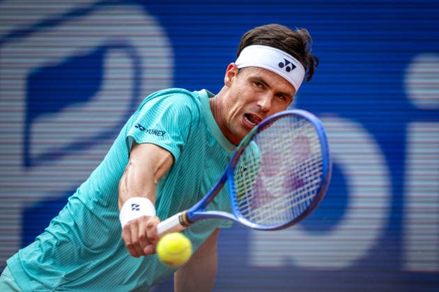 Quarterfinals, Tommy Paul USA Daniel Altmaier GER Tennis, Bitpanda Hamburg Open, ATP 500 Tour Hamburg, Germany, 21 05 26 Quarterfinals, Tommy Paul USA Daniel Altmaier GER at Tennis Gelände Rotherbaum on 21 05 2026 in Hamburg, Germany Photo by Axel Kaste Daniel Altmaier GER Hamburg Tennis Gelände Rotherbaum Free Hanseatic City of Hamburg Germany HH-Open Altmaier - Paul 21.5.26 LR-2272