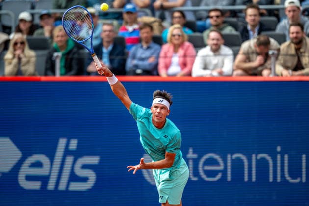 Quarterfinals, Tommy Paul USA Daniel Altmaier GER Tennis, Bitpanda Hamburg Open, ATP 500 Tour Hamburg, Germany, 21 05 26 Quarterfinals, Tommy Paul USA Daniel Altmaier GER at Tennis Gelände Rotherbaum on 21 05 2026 in Hamburg, Germany Photo by Axel Kaste Daniel Altmaier GER Hamburg Tennis Gelände Rotherbaum Free Hanseatic City of Hamburg Germany HH-Open Altmaier - Paul 21.5.26 LR-3224