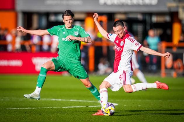 VOLENDAM , 21-05-2026 , Kras Stadium, season 2025 2026 , Play-offs for European football , Dutch Eredivisie Football . Match between Ajax and FC Groningen , picture shows Ajax player Steven Berghuis Ajax - Groningen (play off)  x203865942x Copyright: