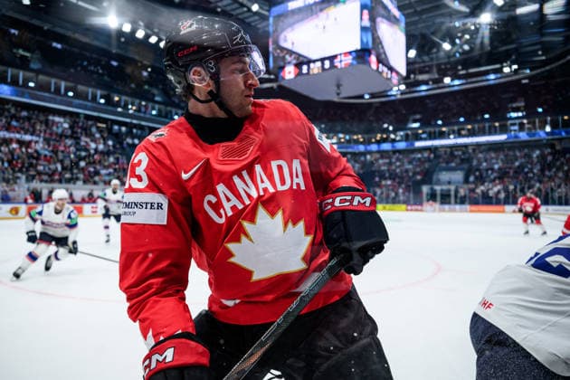260521 Gabriel Vilardi of Canada during the 2026 IIHF Ice Hockey World Championship between Canada and Norway on May 21, 2026 in Fribourg Photo Jesper Zerman BILDBYRAN kod JZ JZ0724 ishockey ice hockey ishockey vm 2026 vm 2026 iihf world championship kanada canada norge norway bbeng  Copyright: JESPERxZERMAN BB260521JZ122
