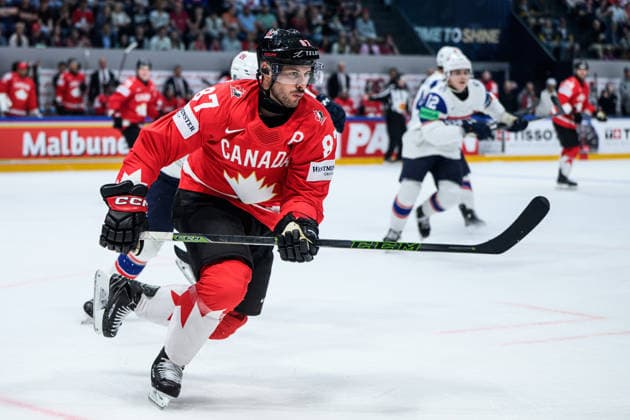 260521 Sidney Crosby of Canada during the 2026 IIHF Ice Hockey World Championship between Canada and Norway on May 21, 2026 in Fribourg Photo Jesper Zerman BILDBYRAN kod JZ JZ0724 ishockey ice hockey ishockey vm 2026 vm 2026 iihf world championship kanada canada norge norway bbeng  Copyright: JESPERxZERMAN BB260521JZ123