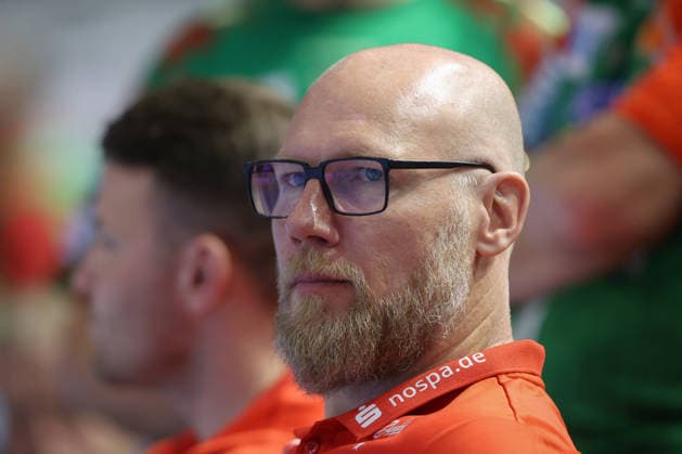 21 05 2026, xtgx, Handball, Daikin HBL, SC Magdeburg SG Flensburg Handewitt v l Ales Pajovic Flensburg, Coach Portrait, Portraet, single picture Magdeburg