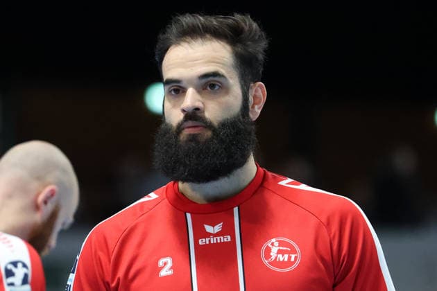 Germany Handballbundesliga 2025 2026, Matchday 32 SC DHfK Leipzig v MT Melsungen, Quarterback Immobilien Arena Leipzig RubÃ n Marchan MT Melsungen, 2 Copyright: xLucasxWalterx