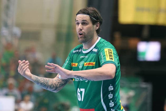 Germany Handball Bundesliga 2025 2026, Matchday 32 SC DHfK Leipzig v MT Melsungen, Quarterback Immobilien Arena Leipzig Dean Bombac SC DHfK Leipzig, 67 Copyright: xLucasxWalterx