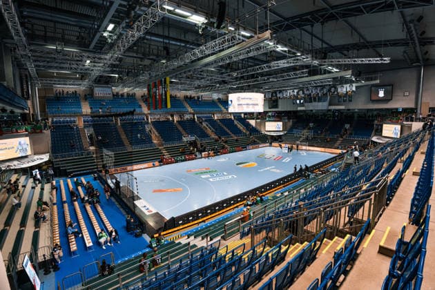 Germany HBL DAIKIN Handball Bundesliga 2025 2026, Matchday 30 SC Magdeburg vs SG Flensburg Handewitt GETEC Arena Magdeburg Sports venue Copyright: xTomxLauruschkatx