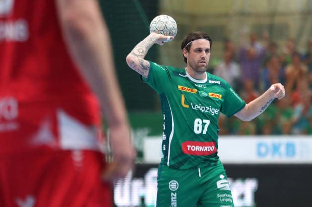 Handball DAIKIN HBL, SC DHfK Leipzig MT Melsungen 21 05 2026 Dean Bombac 67, SC DHfK Leipzig Handball, DAIKIN HBL, 1 Bundesliga, Season 2025 2026, 32 Matchday SC DHfK Leipzig vs MT Melsungen on 21 05 2026 at the Quarterback Immobilien Arena Leipzig Copyright: xBEAUTIFULxSPORTS JanxKaeferx