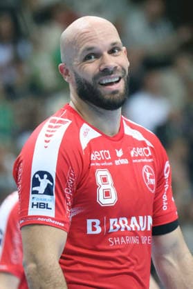 Germany Handball Bundesliga 2025 2026, Matchday 32 SC DHfK Leipzig v MT Melsungen, Quarterback Immobilien Arena Leipzig Adrian Sipos Adrian Sipos MT Melsungen, 8 Copyright: xLucasxWalterx