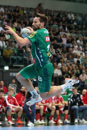 Germany Handball Bundesliga 2025 2026, Matchday 32 SC DHfK Leipzig v MT Melsungen, Quarterback Immobilien Arena Leipzig Lukas Binder SC DHfK Leipzig, 11 Copyright: xLucasxWalterx