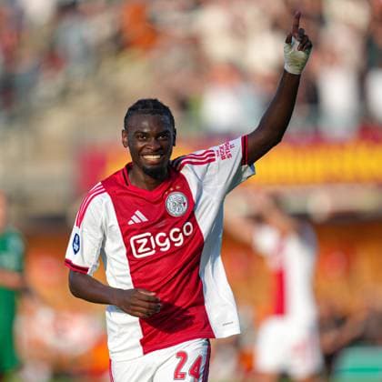 VOLENDAM , 21-05-2026 , Kras Stadium, season 2025 2026 , Play-offs for European football , Dutch Eredivisie Football . Match between Ajax and FC Groningen , picture shows Ajax player Jorthy Mokio Ajax - Groningen (play off)  x203866714x Copyright: