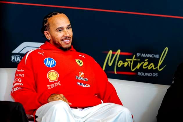 MONTREAL Formula 1 driver Lewis Hamilton of Scuderia Ferrari HP during the Formula 1 Canada Race at the Circuit Gilles Villeneuve on May 21, 2026 in Montreal, Canada Photo by DeFodi Images
