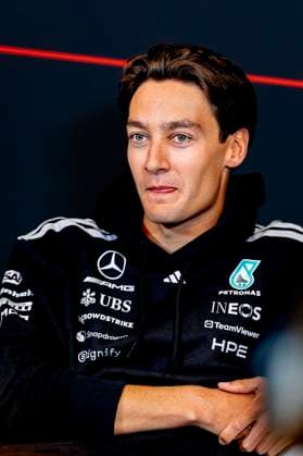 MONTREAL Formula 1 driver George Russell of Mercedes AMG Petronas Formula One Team during the Formula 1 Canada Race at the Circuit Gilles Villeneuve on May 21, 2026 in Montreal, Canada Photo by DeFodi Images