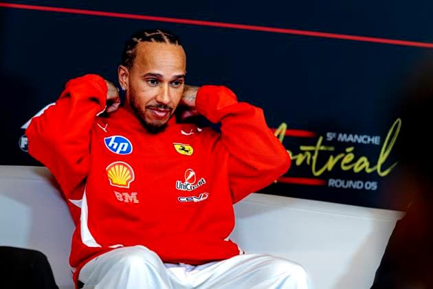 MONTREAL Formula 1 driver Lewis Hamilton of Scuderia Ferrari HP during the Formula 1 Canada Race at the Circuit Gilles Villeneuve on May 21, 2026 in Montreal, Canada Photo by DeFodi Images