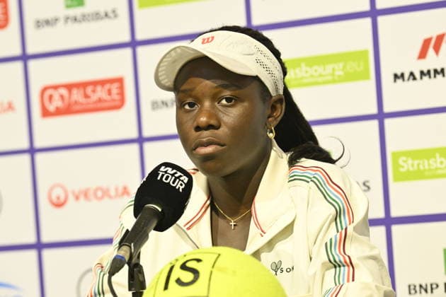 Tennis -Internationaux de Strasbourg 2026 - WTA, Tennis Damen - 21 05 2026 - Tennis -Internationaux de Strasbourg 2026 - WTA - 21 05 2026 - Victoria Mboko - Canada StrasbourgFrance  Copyright: xChryslenexCaillaud Psnewzx