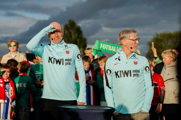 National team selection for the World Cup Grue 20260521 National team manager Stale Solbakken and Kent Bergersen together with NRK in an interview Photo Jonas Been Henriksen NTB Grue Norway EDITORIAL USE ONLY RESTRICTED USE FOR BETTING COMPANIES  Copyright: xJonasxBeenxHenriksenx xNTBx